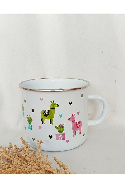 EBRULİEMAYE Toy Horse Enamel Milk Pot 1.5 Liters 12 cm Diameter Yogurt Milk S...