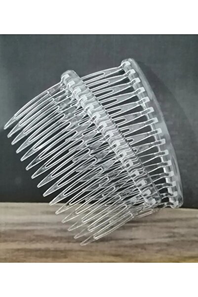 DUCK HOBY 4 Adet Şeffaf Duvak Tarağı Toka Duvak Tokası Gelin Damat Tarak