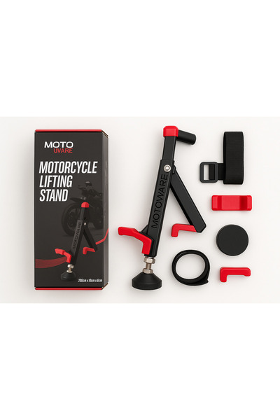 Katlanabilir Motosiklet Lifting Standı | Taşınabilir ve Ayarlanabilir Motor Krikosu