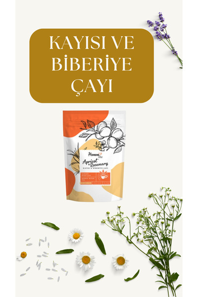 Homm Bitkisel Kayısı ve biberiye çayı