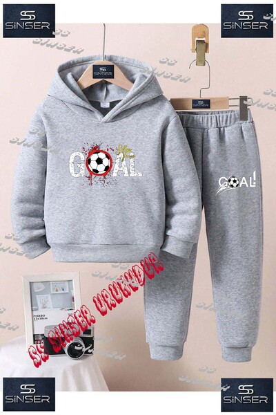 SS SİNSER Παιδικό Unisex Σετ Φούτερ με Ειδική Στάμπα  "GOAL STAINED WRITTEN B...