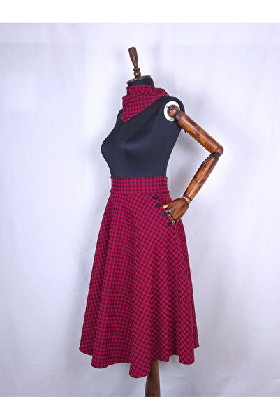 Sihirli Düğmeler Vintage Skirt