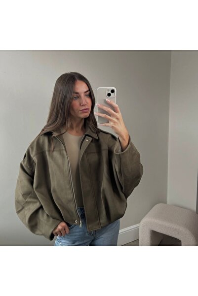 Ekim Store سترة من جلد الغزال للموسم الجديد