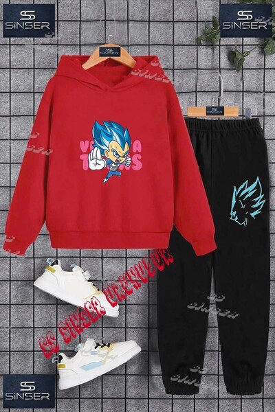 SS SİNSER Set de trening cu hanorac cu imprimeu special pentru copii, unisex,...