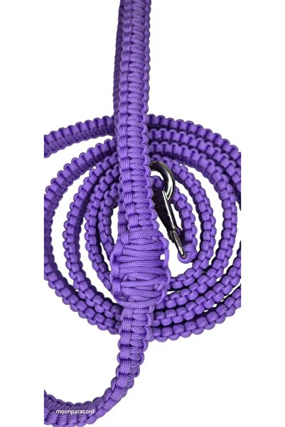 moonparacord Dog Walking Rope Purple 215 cm