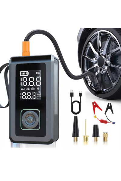 GoBant 8000mAh Şarjlı Cepini Acil Durum Akü Takviyeli Araç,Motosiklet,Top Şiş...