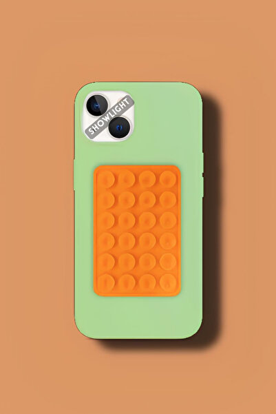 SHOWLIGHT Silikon Vakumlu Telefon Tutucu, Cep Telefonu için Silikon Yapışkanl...