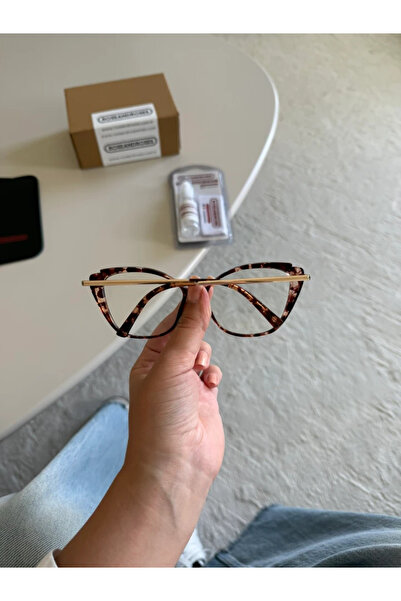 RoseandRoses Fitrene Blue Light Protection Glasses Leopard