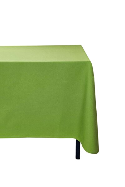 Kostüm Sarayı مفرش طاولة من القماش القطني بدون خياطة باللون الأخضر