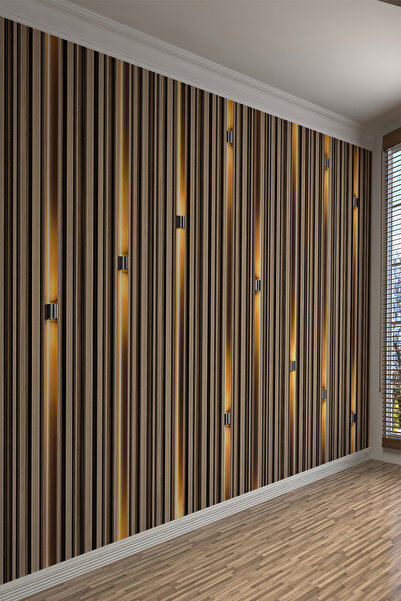 dreamwall 3D LED Aydınlatma Desenli Lüks Panel Duvar Kağıdı – Tek Parça, Deko...