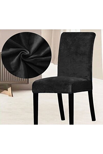 Home 6'lı Kadife Sandalye Kılıfı