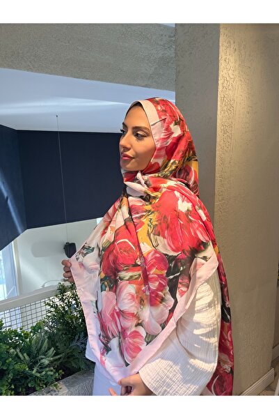 Ahsenhijab Retro Pattern Cotton Soft Shawl Romantic Series