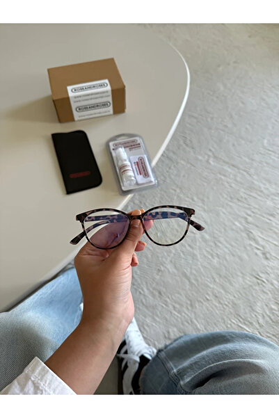 RoseandRoses Amara Blue Light Protection Glasses Leopard