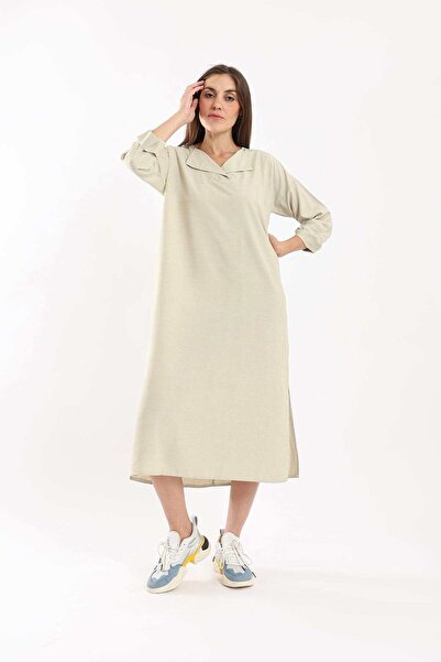 CARINA Women's V-Neck Maxi Dress