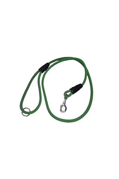 moonparacord Dog Walking Rope 10 mm Neon Green Black 150 cm