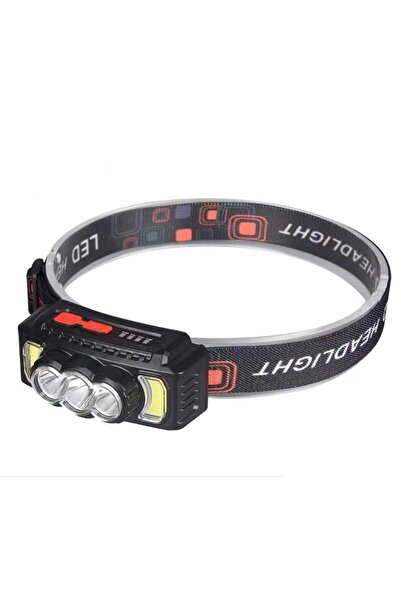 OEM Lanternă frontală reîncărcabilă, LED + COB, 7 moduri de iluminare, 250lm