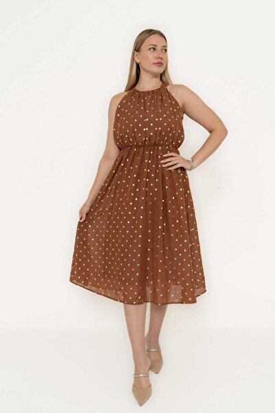 Yola Women's Polka Dot Midi Dress