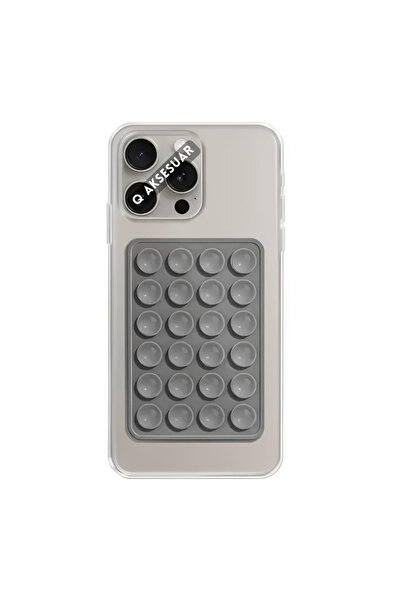 Q Aksesuar Silikon Vakumlu Telefon Tutucu, Cep Telefonu için Silikon Yapışkan...