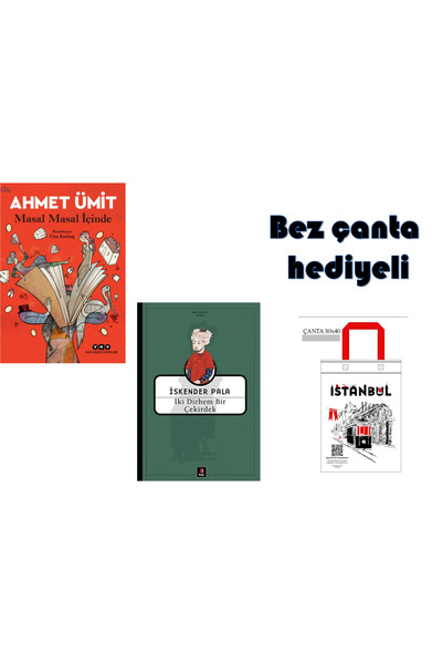 Yapı Kredi Yayınları masal masal içinde - iki dirhem bir çekirdek bez çanta h...