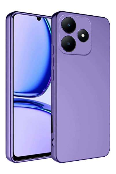 NewFace حافظة سيليكون أصلية لهاتف ريلمي سي 61 (121308) - أرجواني