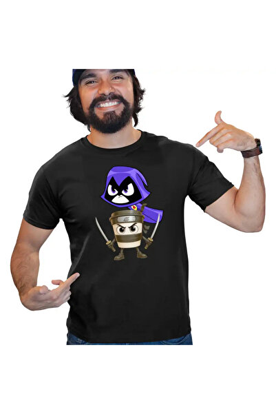 OEM Ανδρικό T-Shirt Raven Cappuccino Assassin Cappuccino Ninja