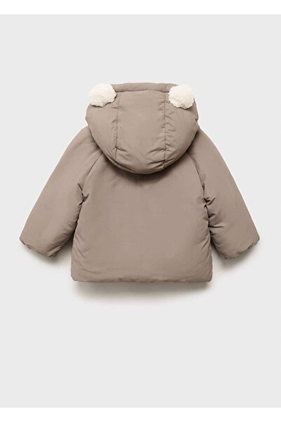 MANGO Baby Kulaklı kapitone palto