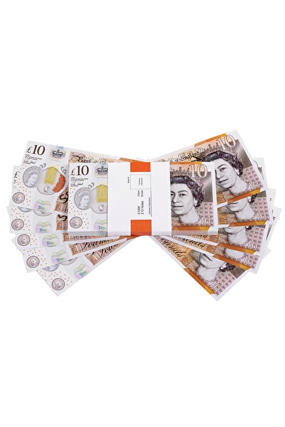 CARDLY Bancnote decorative 10 lire - 1 teanc Pentru jocuri, filme, TikTok