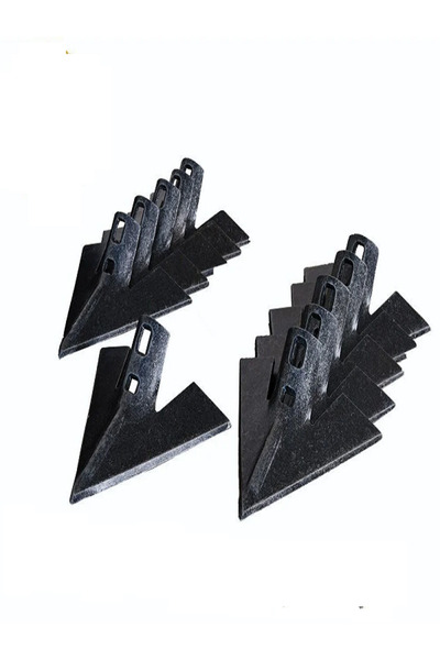 ALPLER Kültivatör Pabucu 7 MM Çelik 11 Adet (21 CM) - Kazayağı Pabucu ÇİVATALI -22 ADET-