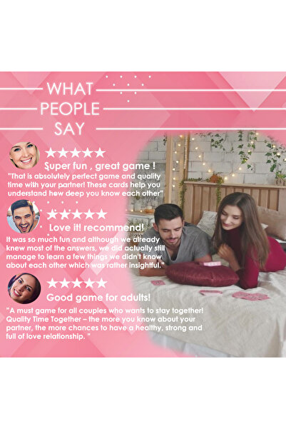 CARDLY Joc quiz pentru cupluri, romantic și distractiv, inițiatori de conversație pentru relații reușite, cadou pentru întâlniri în cuplu