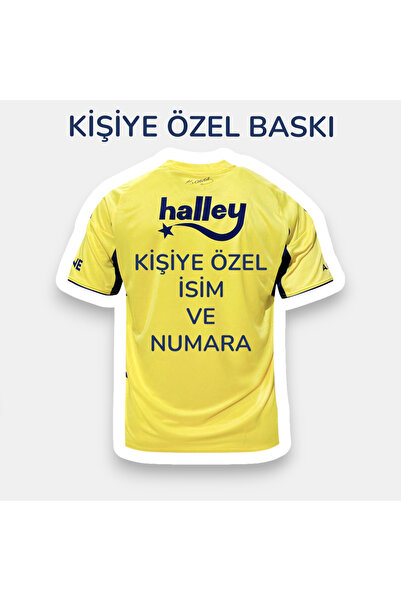 Quaxram ÖZEL BASKILI Fênerbâhçe YUVARLAK YAKA 25-26 Sezon Yetişkin Futbol For...