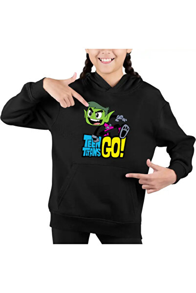 OEM Hanorac Copii Fete Beast Haideti Tineri Titani