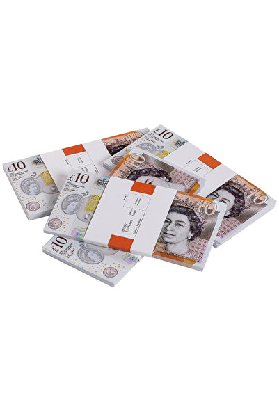 CARDLY Bancnote decorative 10 lire - 1 teanc Pentru jocuri, filme, TikTok