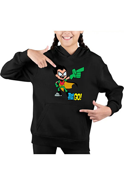 OEM Hanorac Copii Fete Robin Haideti Tineri Titani