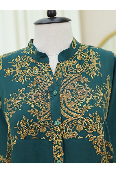 HİJABAYA Φόρεμα με ψηλό γιακά με μισό κουμπί