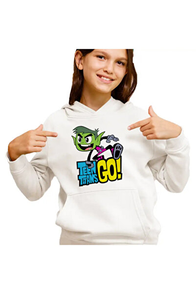 OEM Hanorac Copii Fete Beast Haideti Tineri Titani