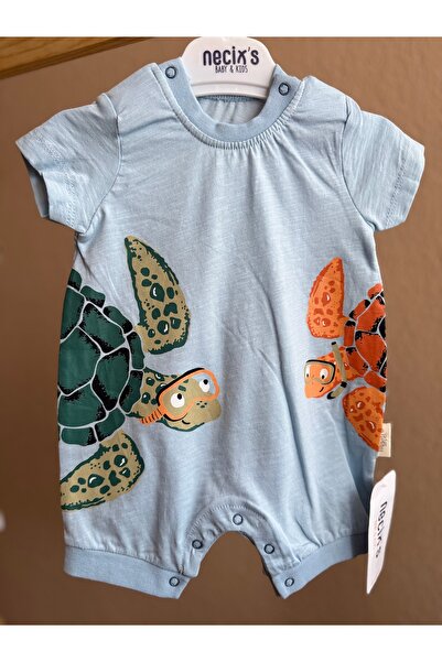Necix's Kaplumbağa Figürlü Bebek Tulum