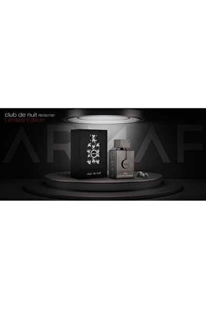 Armaf Club De Nuit Intense Limited Edition for Men Parfum Spray, 3.6 Ounce (with Cufflinks)