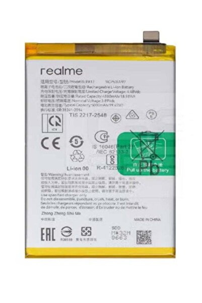 Shopi Original Replacement Battery for Realme C53 (RMX3760), C67 (RMX3890), R...