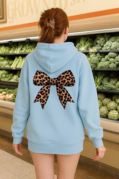 SVART WEAR Оверсайз бавовняний щоденний худі з капюшоном, принтований