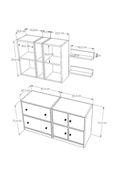 Nettrends Modern Kahve Köşesi, Kahve Barı ve Servis Dolabı