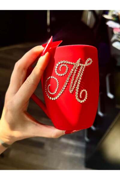 OEM Personalized name mug with crystals