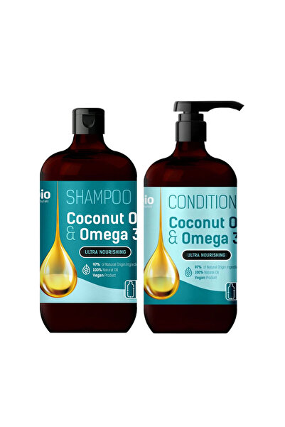 BIO Naturell Set Sampon Coconut Oil&Omega 3, 946ml + Balsam de par Coconut Oi...