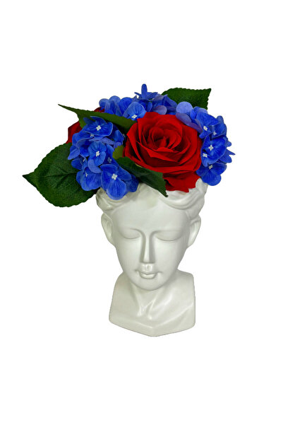 velve Vaza Venus Wanted Love Power, cu aranjament floral artizanal, trandafir...