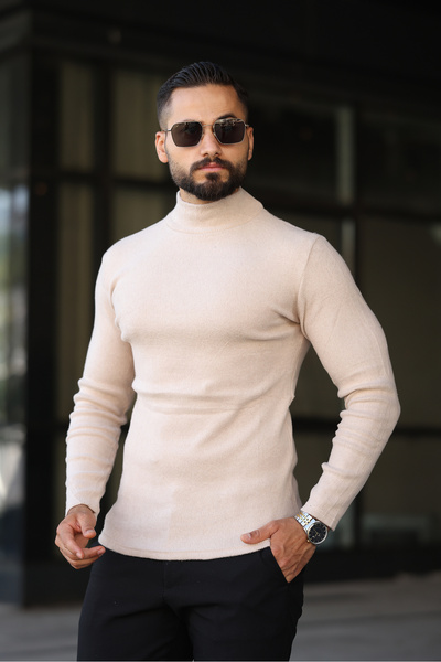 ribac Ανδρικό πουλόβερ με μισό λαιμό σε πακέτο 3