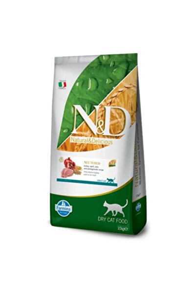 N&D Hrană uscată pentru pisici Ancestral Grain Sterilizat cu curcan, speltă, ...