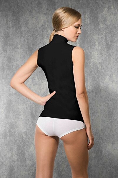 NazikEndam Dore an se Γυναικείο μοντέρνο μπλουζάκι με λαιμόκοψη χωρίς μανίκια casual 9313