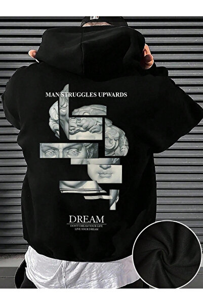 LAYORA Tricou pentru bărbați basic – supradimensionat stil casual