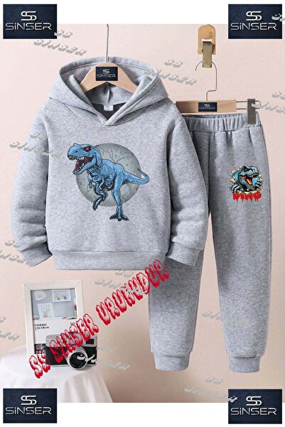 SS SİNSER Children's Unisex Custom Printed Hoodie and Sweatpants Set with the...