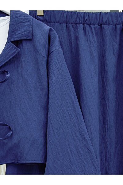 HİJABAYA Σετ με διπλό γιακά και φούστα με διπλό κορδόνι