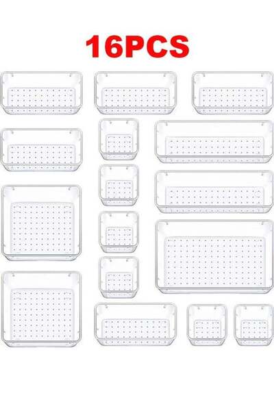 BOUND MOAT 16-Piece Drawer Organizer Set